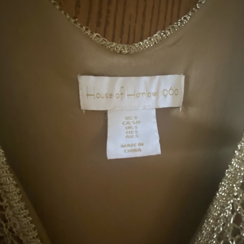 House of Harlow 1960 Gold Knit Dress - Picture 3 of 3